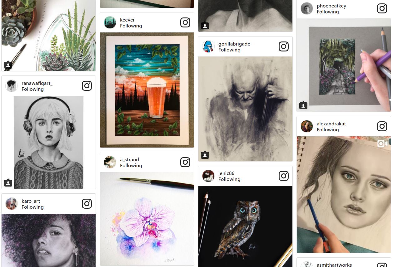 New Social Media Art Gallery - Strathmore Artist Papers